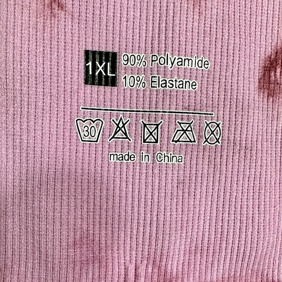 Athletic Shorts Pink TieDye - Picture 3 of 5